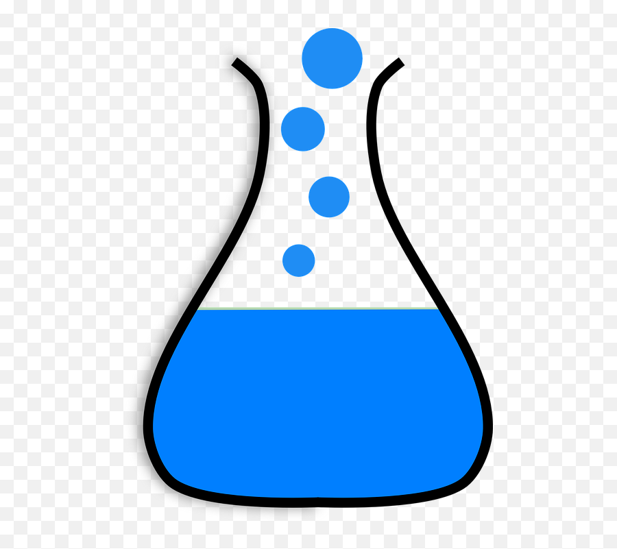Transparent Mixing Chemicals Clipart - Blue Lab Beaker Clip Science Beaker Clipart Emoji,Lab Clipart