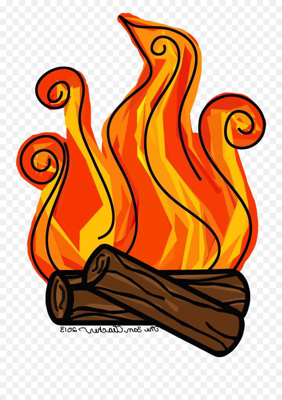 Flames Clipart Fireplace Log Flames Fireplace Log - Log With Fire Clipart Emoji,Flame Clipart