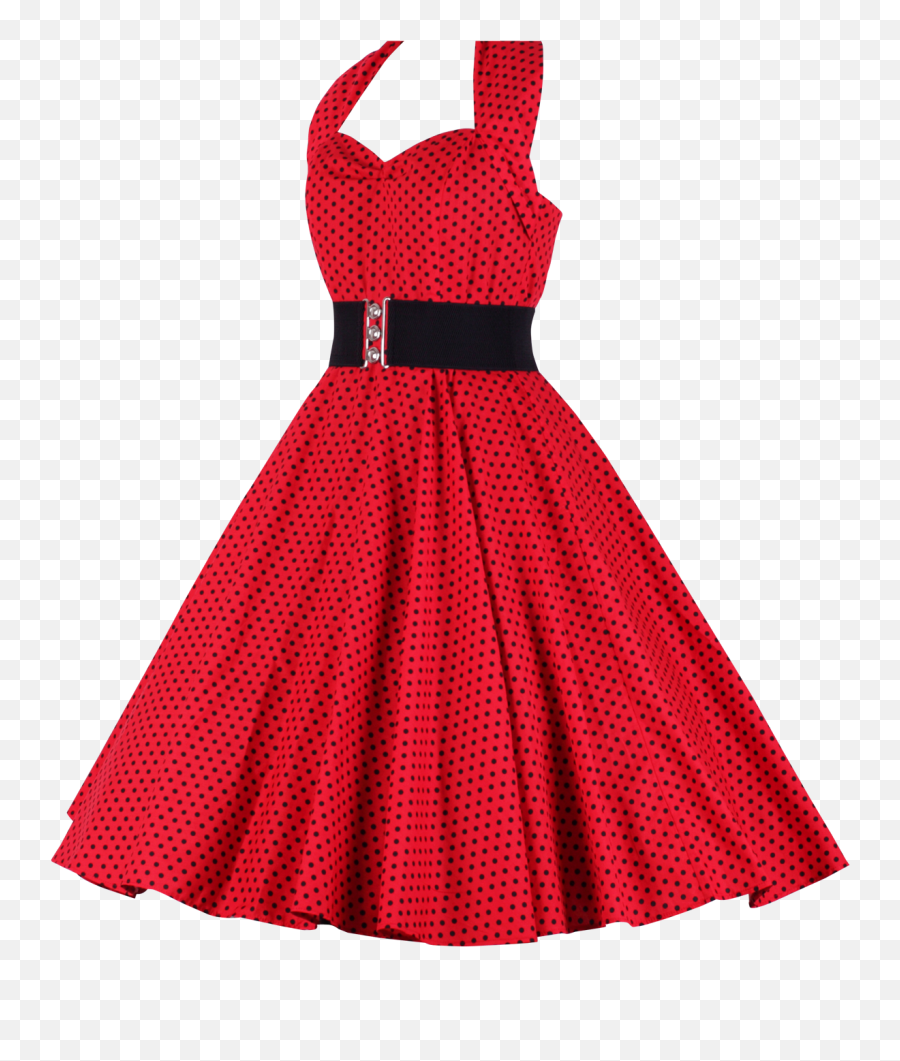 Red Women Dress Clothes Clipart - Transparent Women Dress Png Emoji,Clothes Clipart