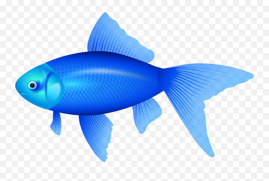 Best Blue Fish Clipart - Blue Fish Clipart Png Emoji,Fish Clipart