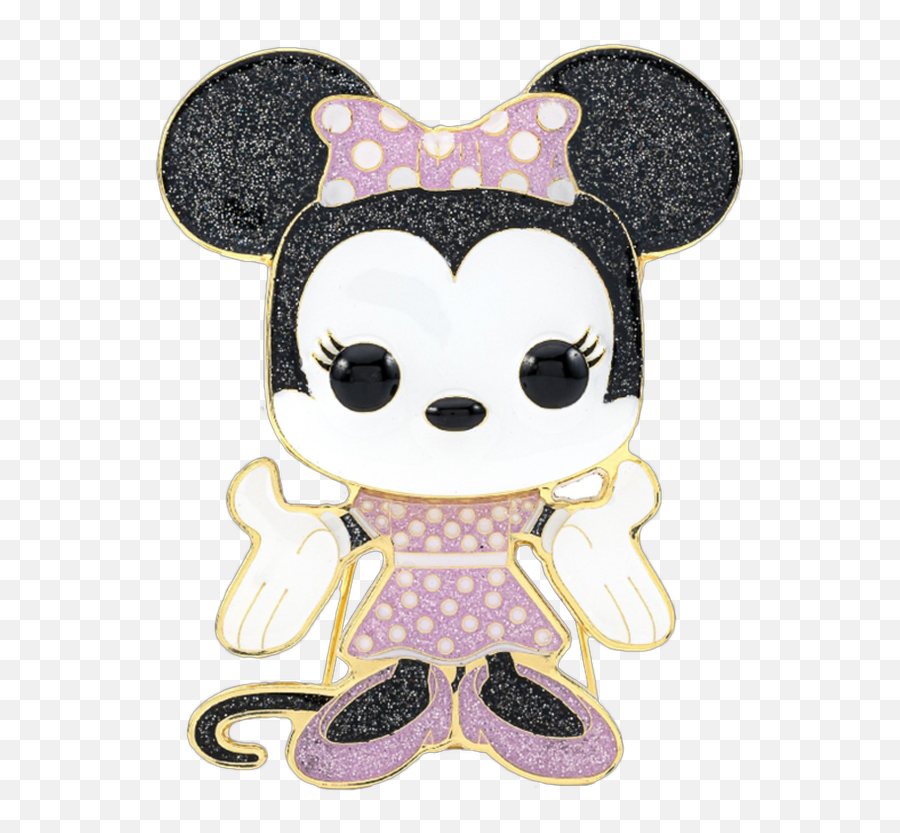 Funko Pop Disney - Minnie Mouse 02 Large Enamel Pin Funko Pin Disney Emoji,Minnie Mouse Logo
