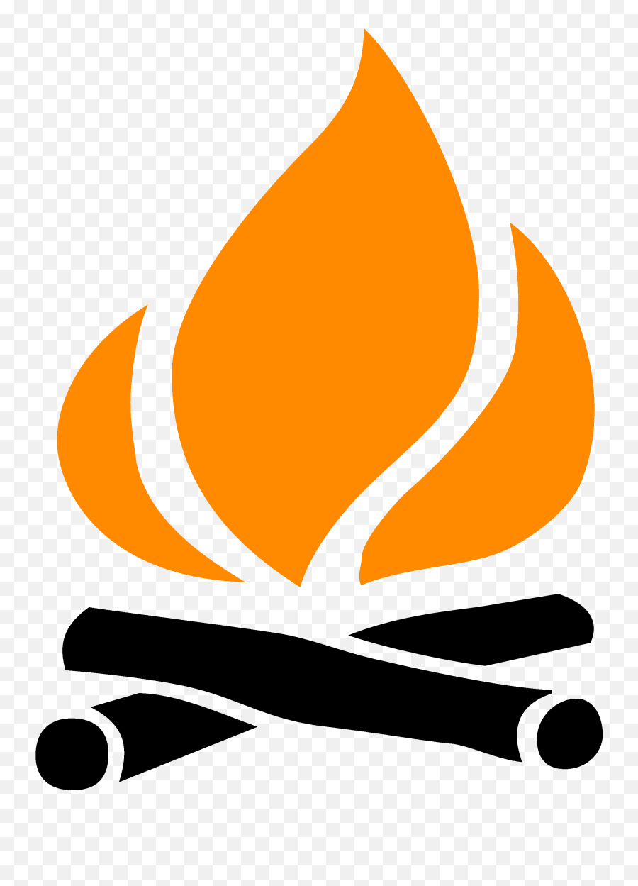 Campfire Png Transparent Png Image - Clip Art Camp Fire Emoji,Campfire Clipart