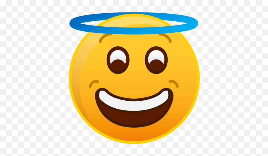Angel Emoji - Behave Emoji,Angel Emoji Png