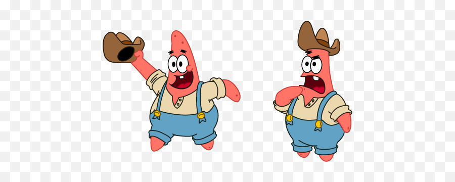 Spongebob Pecos Patrick Star Cursor - Pecos Patrick Emoji,Patrick Star Png