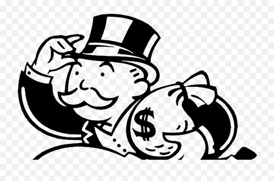 Rich Free Clipart Hd Hq Png Image - Mr Monopoly Man Emoji,Monopoly Clipart