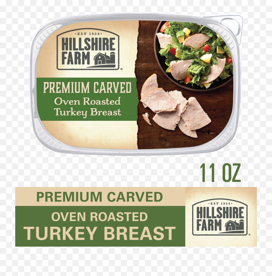 Hillshire Farm Premium Carved Deli Lunch Meat Oven Roasted Turkey Breast 11 Oz - Walmartcom Emoji,Cooked Turkey Png