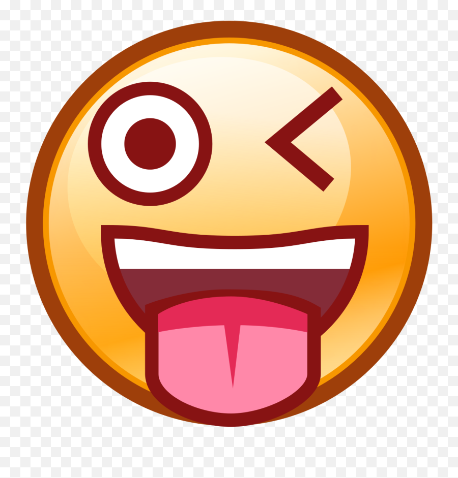 Filepeo - Smiley Stuck Out Tongue Winking Eyesvg Wikimedia Emoji,Eye Emoji Transparent