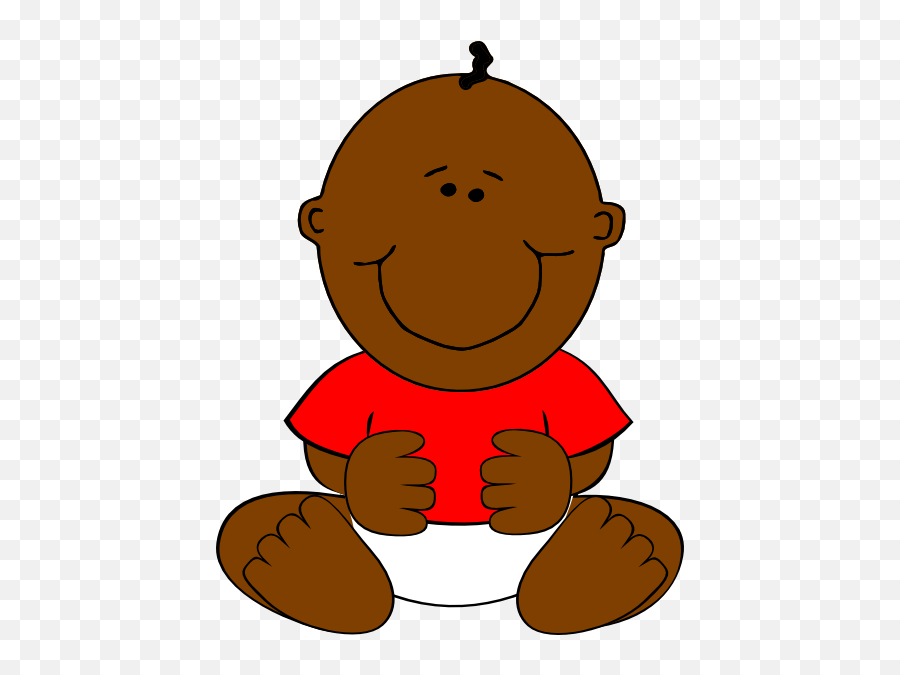 Baby Boy Clipart Free - Black Baby Clipart Emoji,Baby Boy Clipart