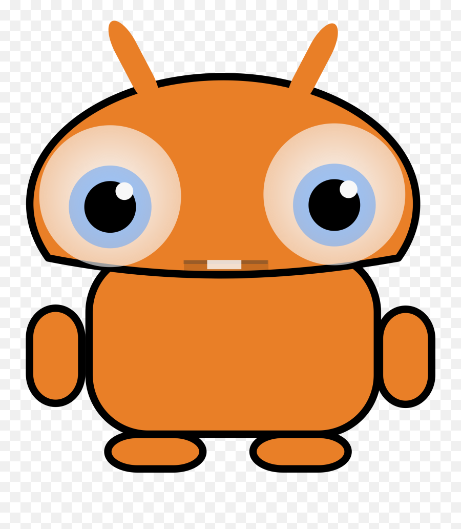 Free Cute Robot - Clip Art Library Emoji,Clipart For Androids