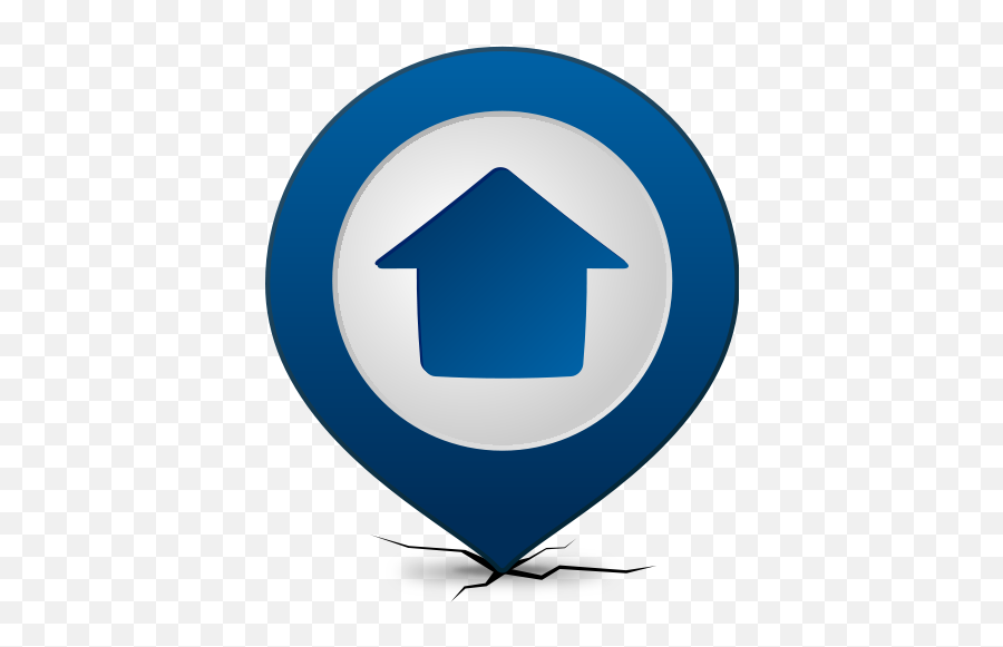 Location Map Pin Home Navy Blue Svgvectordomínio - Blue Transparent Home Icon Emoji,Location Icon Png