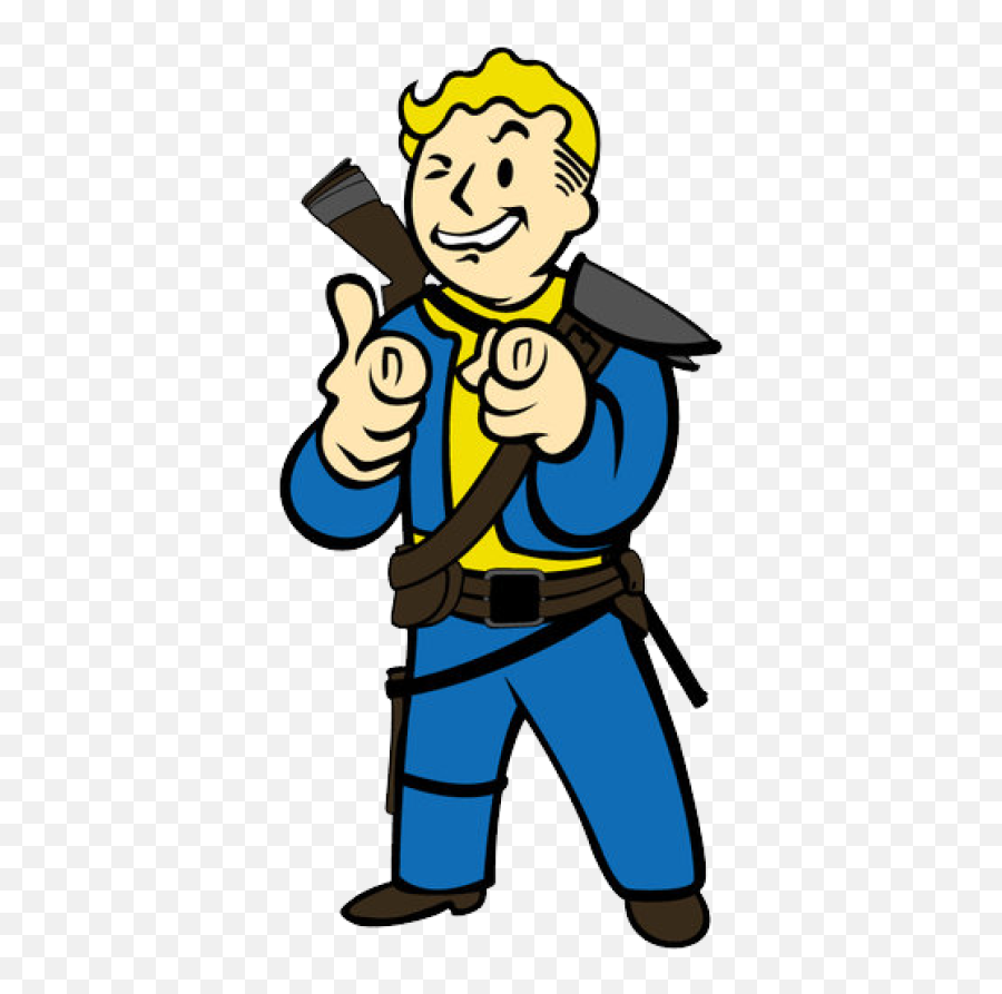 Vault Boy Fallout Png Clipart - Full Size Clipart 5393160 Emoji,Fall Out Boy Transparent