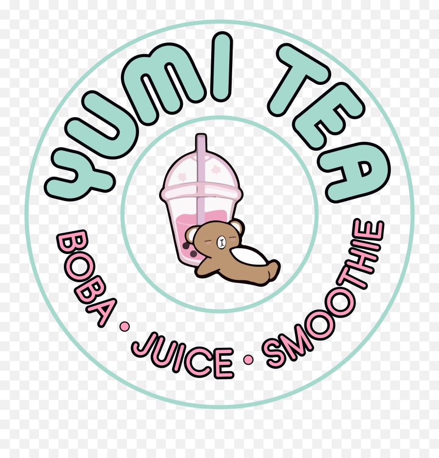 Yumi Tea U2013 Experience Love At First Sip Emoji,Bubble Tea Logo