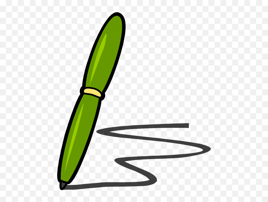Clipart Signature Transparent Cartoon - Clip Art Green Pen Clipart Emoji,D20 Clipart