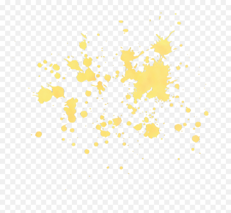 Gold Paint Splatter Png Transparent - Dot Emoji,Paint Splatter Png