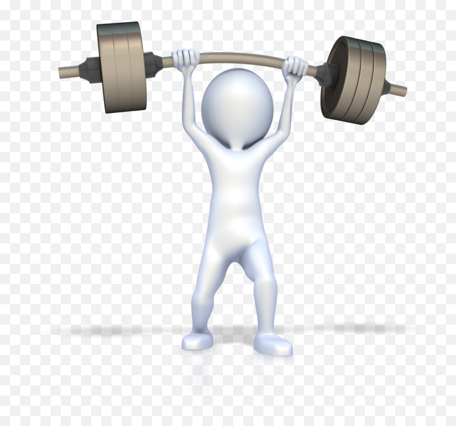Mentally And Physically Emoji,Weights Clipart