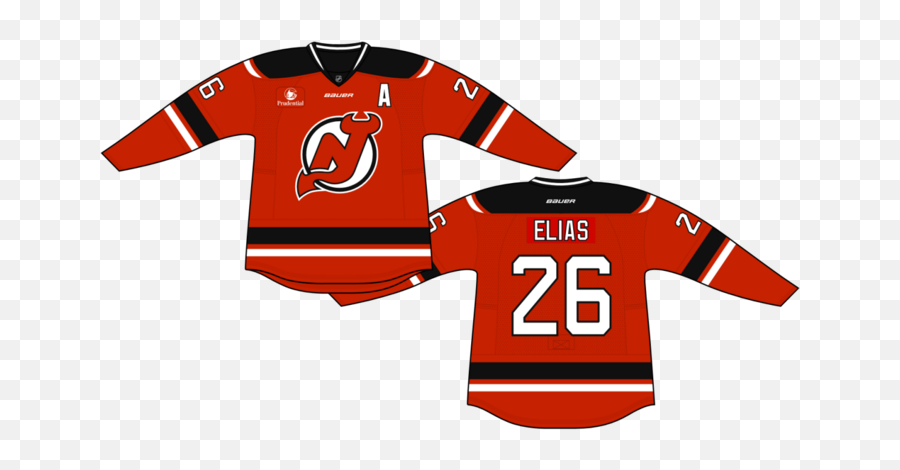 Project Unity - Bauer Hockey Nhl Redesign Jersey Design New Jersey Devils Emoji,New Jersey Devils Logo