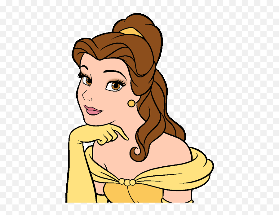 Belle Clip Art 5 - Belle From Beauty And The Beast Clipart Emoji,Belle Clipart