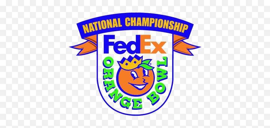 Download Fedex Orange Bowl Logo Png - Happy Emoji,Fedex Logo Png