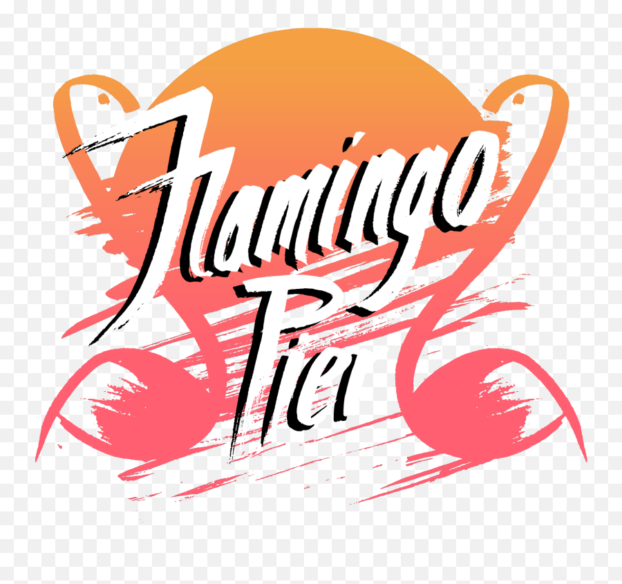 Flamingo Pier Classic Logo Tee - Custom Tie Dye Flamingo Pier Flamingo Pier 2020 Emoji,Flamingo Logo