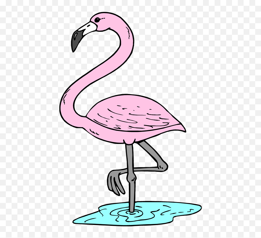 Free Flamingo Clipart - Imágenes De Flamencos Dibujados Emoji,Flamingo Clipart