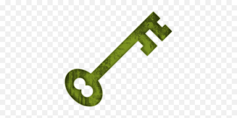Skeleton Key Clip Art Clipart - Green Key Emoji,Key Clipart