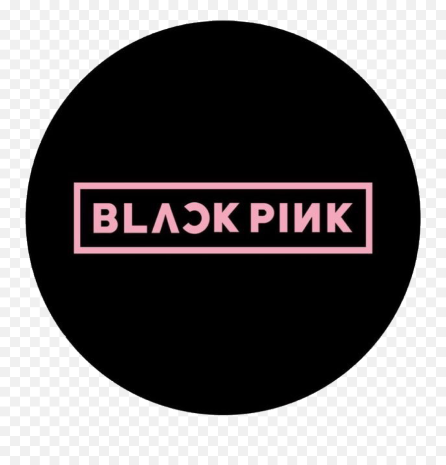 Blackpink Logo Black Pink Kpop Circle - Bumn Di Indonesia Emoji,Blackpink Logo
