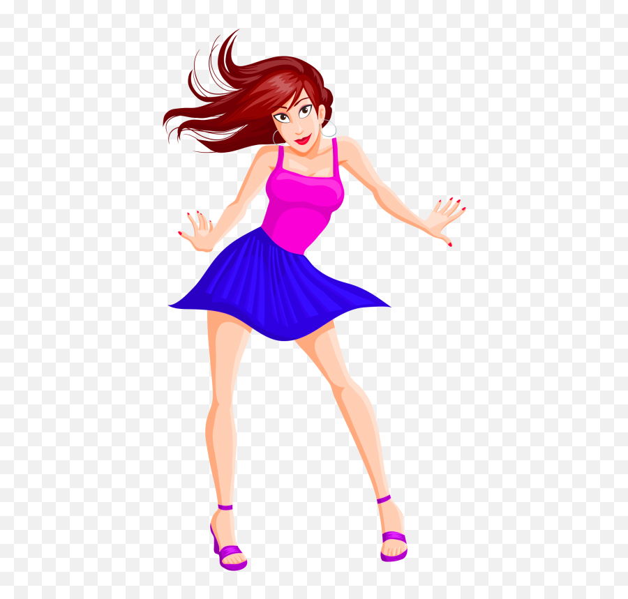 Dance Girl - Dancing Girl Animation Png Emoji,Dancing Png