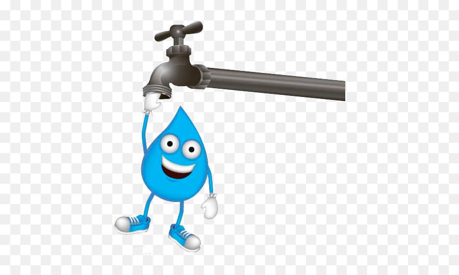 Tap Water Drop Tap Water - Cartoon Water Drops And Faucet Cartoon Water Faucet Clipart Emoji,Faucet Clipart
