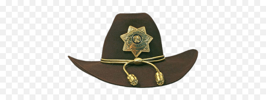 Deputy Sheriffu0027s Hat Transparent Png - Stickpng Cowboy Sheriff Hat Png Emoji,Fedora Transparent Background