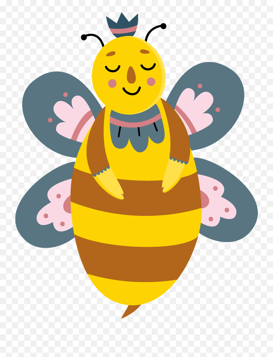 Bee Clipart Free Download Transparent Png Creazilla - Happy Emoji,Bee Clipart