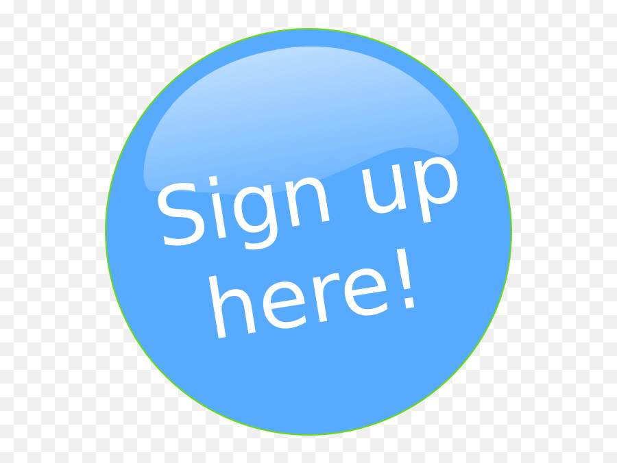 Sign Up Button Png Image Transparent Background Png Arts - Sign Up Button Small Emoji,No Sign Transparent Background