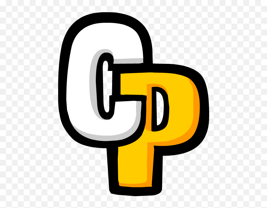 Club Penguin Logo Cp Transparent Png - Club Penguin Cp Logo Emoji,Penguin Logo