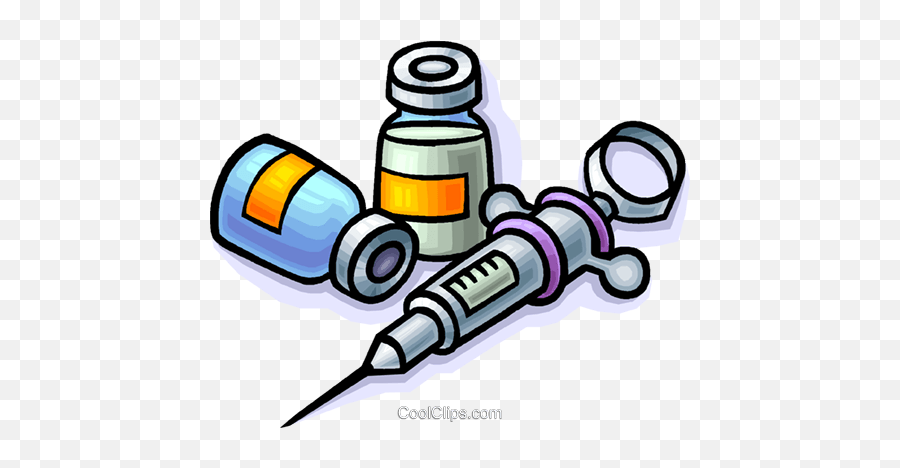 Needles With Medicine Royalty Free Vector Clip Art Emoji,Free Medical Clipart