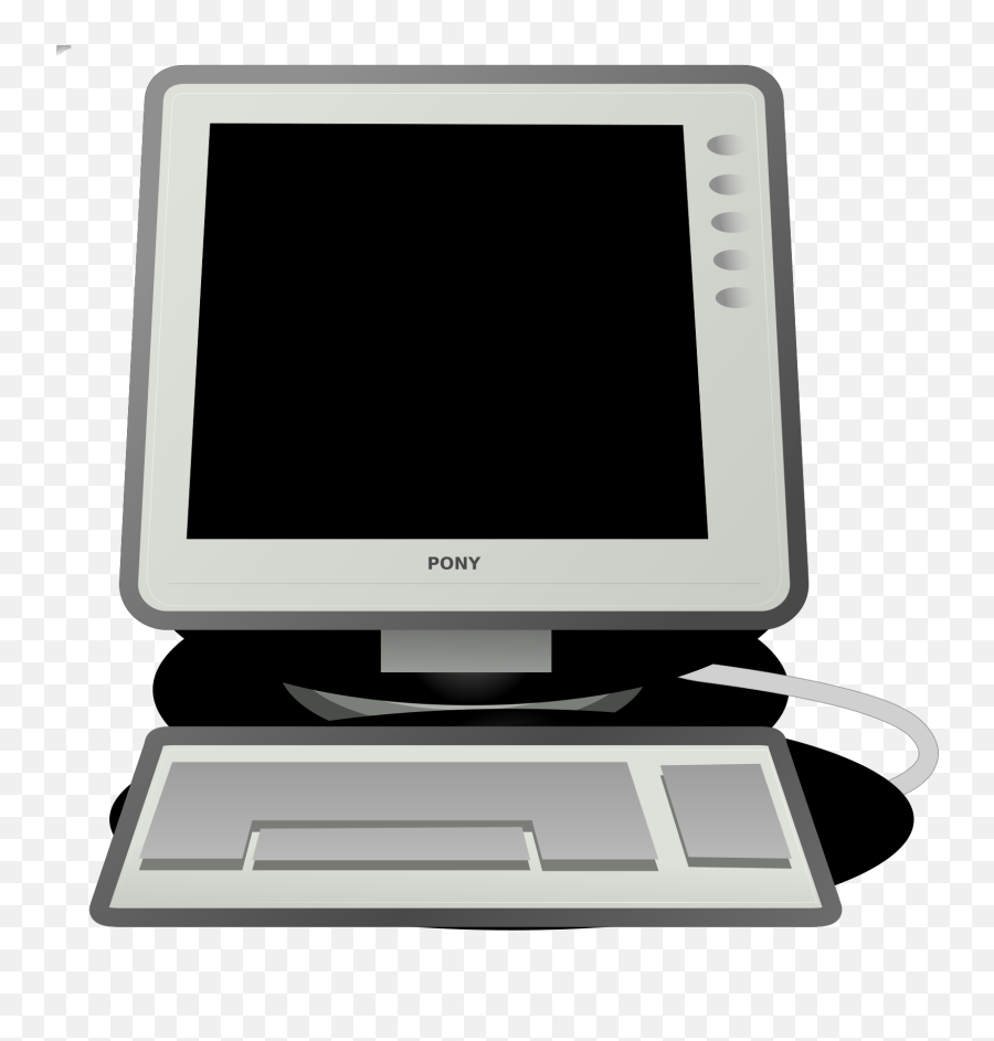 Computer With Black Screen Svg Vector Computer With Black Emoji,Computer Monitor Clipart