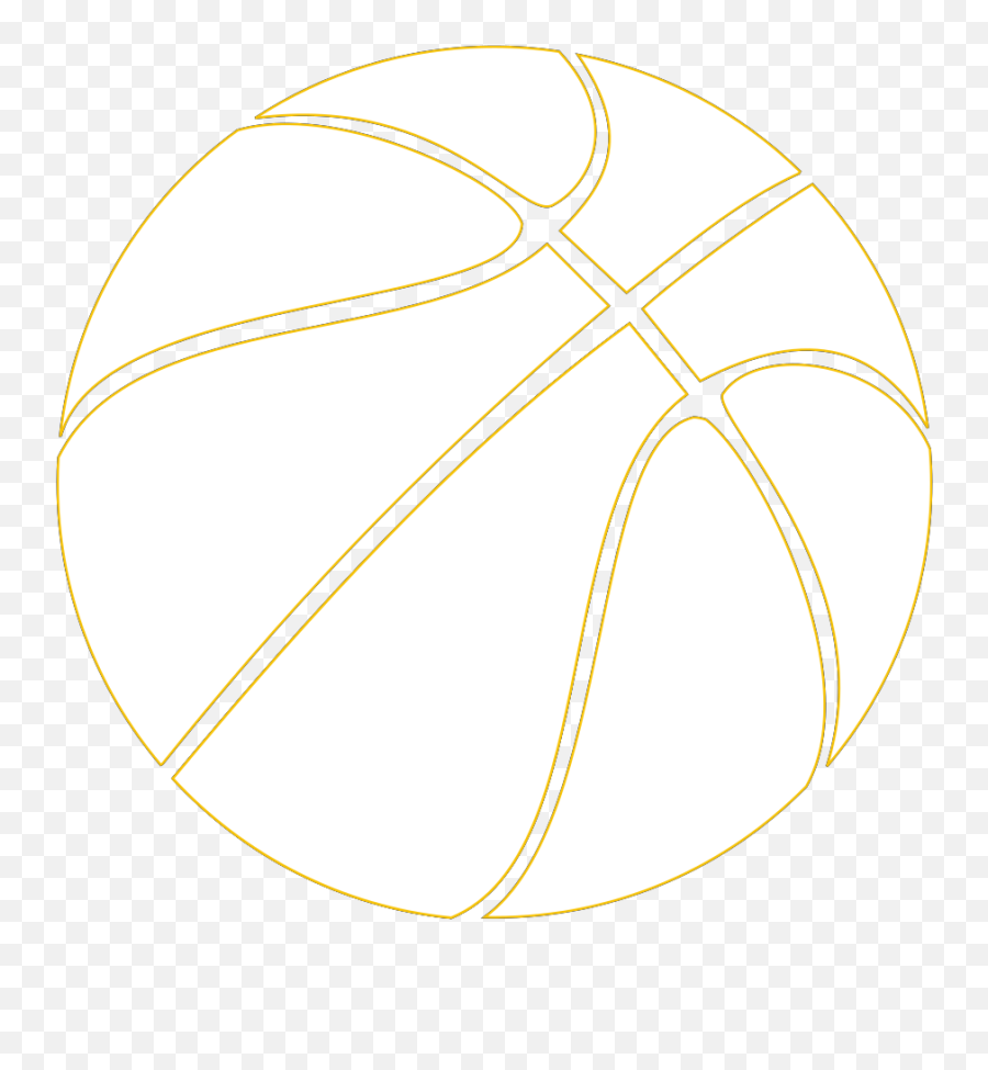 Gold Outline Basketball Svg Vector Gold Outline Basketball Emoji,Basketball Outline Png