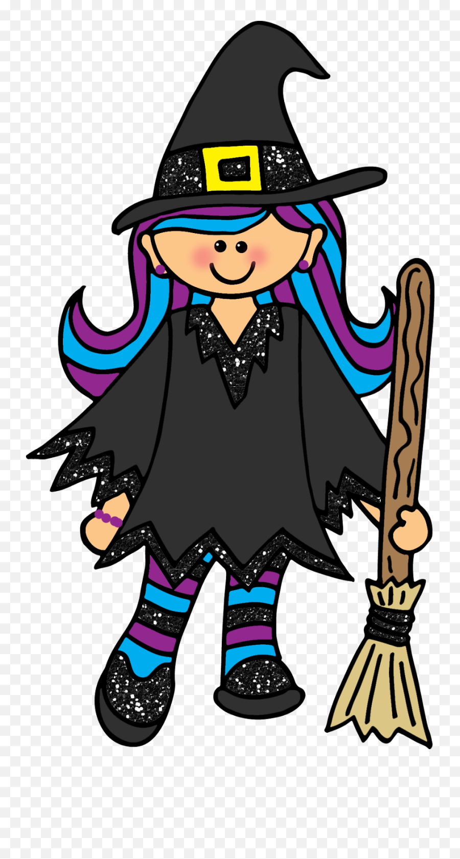 Friendly Witch Clipart Hvgj Nztoje - Clipart Suggest Emoji,Friendly Clipart