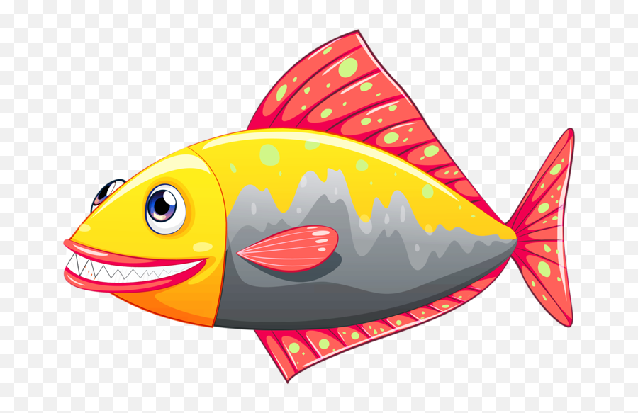 Download Goldfish Clipart Ish - Peces Dibujo Coloreados Un Gros Poisson Emoji,Goldfish Clipart