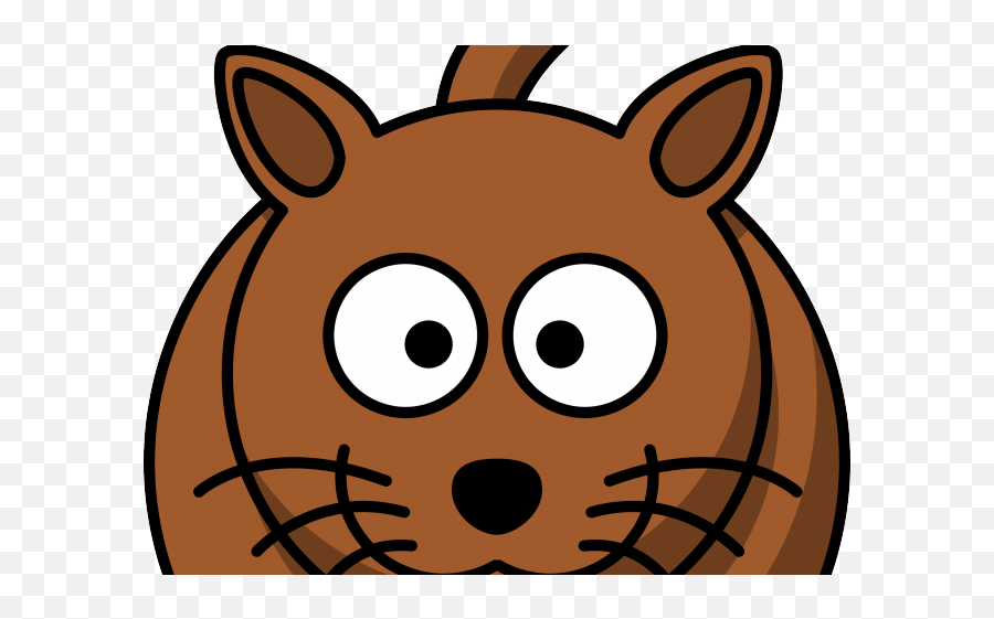 Cartoon Animals Clipart Stuffed Animal - Cartoon Orange Cat Emoji,Wildlife Clipart