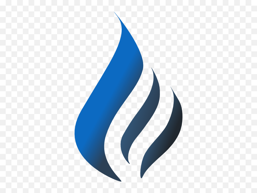 Blue Flame Simpleblueblack Clip Art At Clkercom - Vector Blue Flame Clip Art Emoji,Flame Transparent