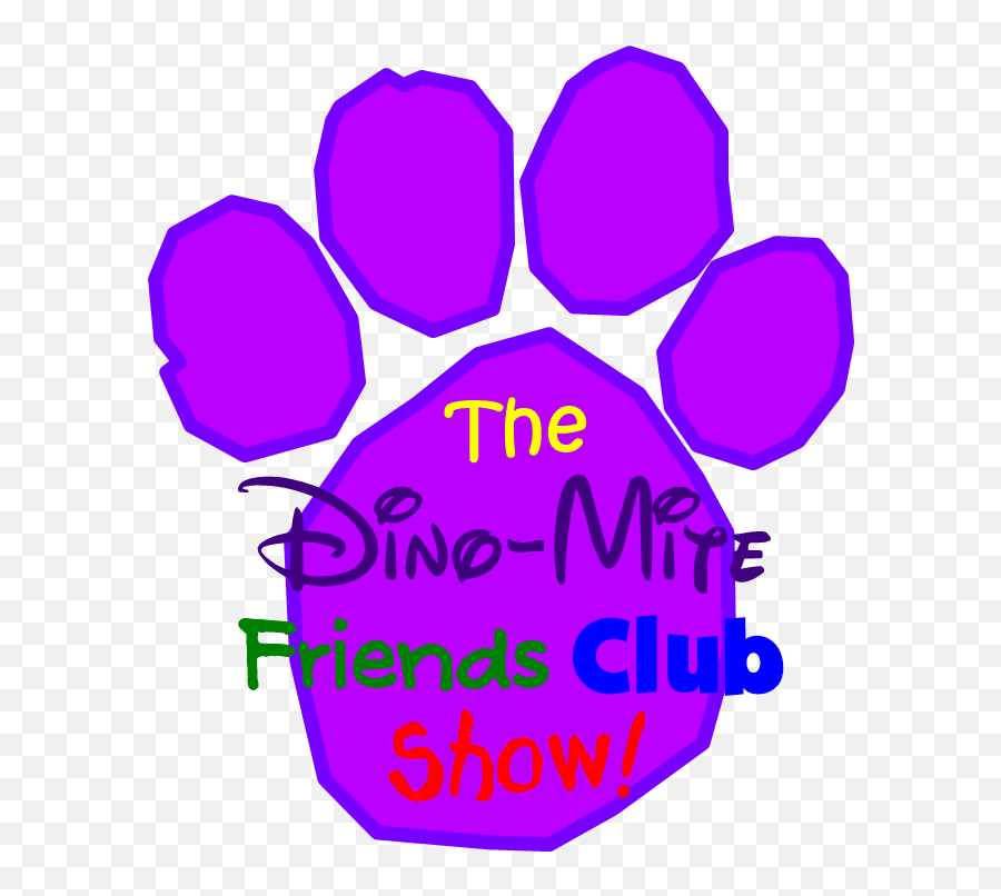 Dino - Dino Mite Friends Club Show Purple Emoji,Friends Tv Show Logo