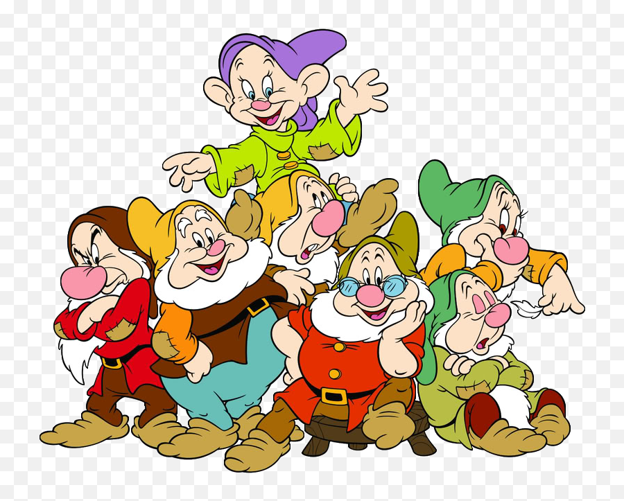 Snow White And The Seven Dwarfs Clipart - Seven Dwarfs Snow White Clipart Emoji,Snow White Clipart