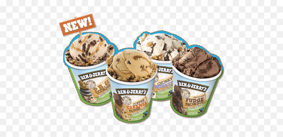 Raise Your Spoons Ben U0026 Jerryu0027s Now Has Nondairy Ice Cream - Vegan Ice Cream Advertisement Emoji,Ben And Jerrys Logo