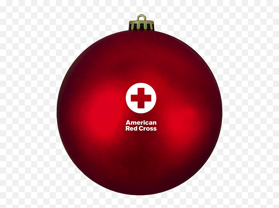 Round Ornament - Event Emoji,Red Cross Logo