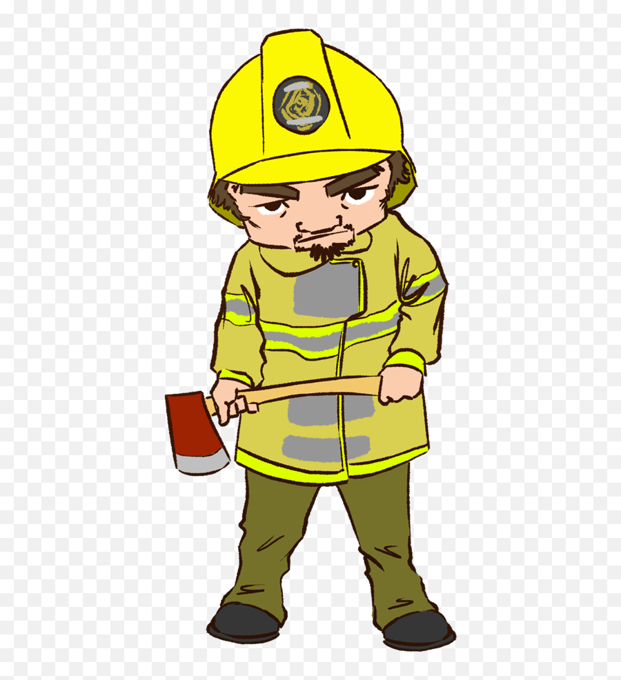 Fireman Free To Use Clip Art - Fireman Sad Clipart Emoji,Firefighter Clipart