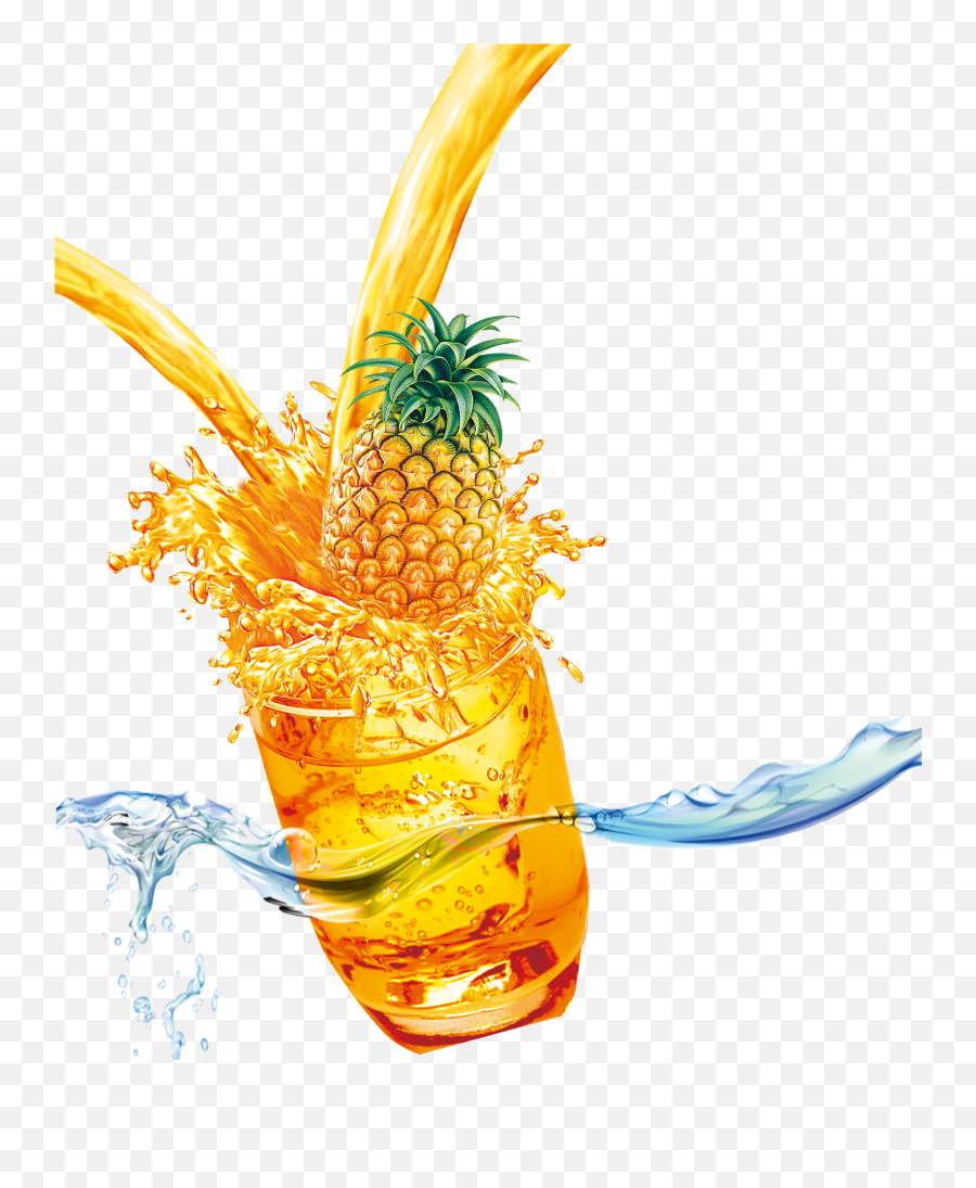 Pineapple Pineapple Juice Pineapple Fruit - Transparent Pineapple Juice Png Emoji,Pineapple Png