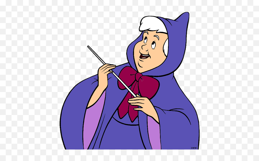 Fairy Godmother Clip Art - Fictional Character Emoji,Princess Wand Clipart