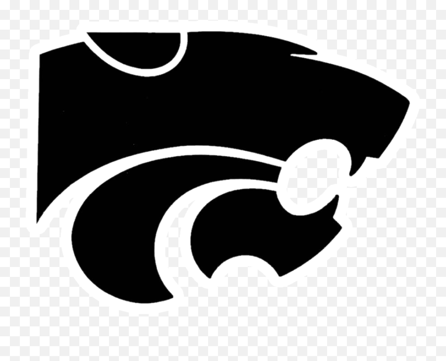 Edison - K State Logo Black Emoji,Wildcat Logo