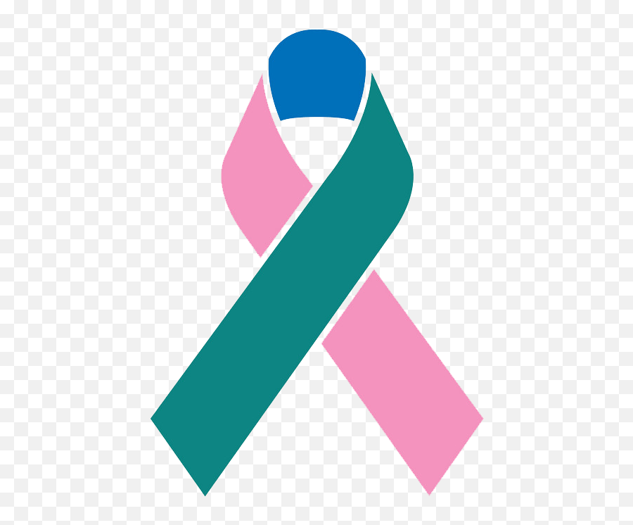 Cancer Ribbon Clipart - Solid Emoji,Breast Cancer Ribbon Png