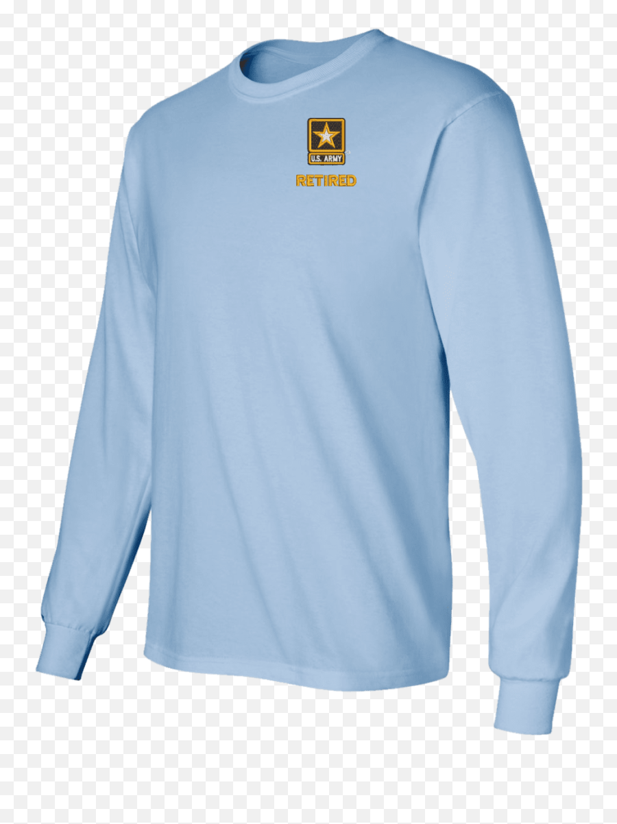 Us Army Retired Long Sleeve T - Shirt Long Sleeve Emoji,Us Army Logo