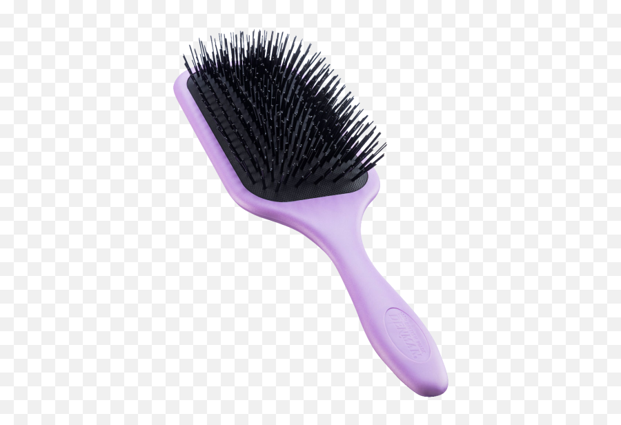 Denman Purple Color Childrenu0027s Hair Brush Emoji,Hair Brush Png